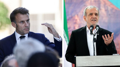 Macron ve Pezeşkiyan görüştü