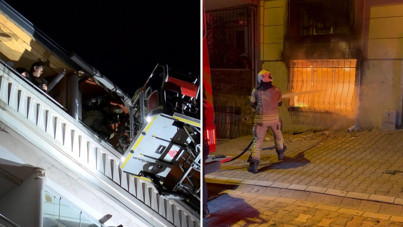 Uykuda yakalandılar: İstanbul'da 5 katlı binada yangın