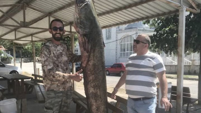 80 kiloluk balık yakaladı
