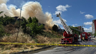 Gaziosmanpaşa'da yangın: Diğer ilçelerden görülüyor