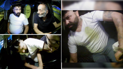 Taksiciye saldırdı, aracı gasp etti... 9 kilometre kaçabildi