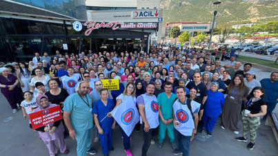 Denizli'de sağlık çalışanları 2. kez iş bıraktı