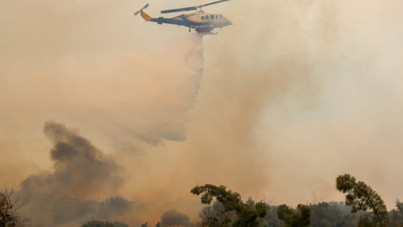 Sakız Adası'nı sönmemiş bir sigara yaktı