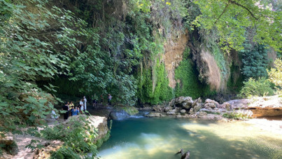 42 derecede tek çare Kurşunlu oldu: Şelaleye yoğun ilgi