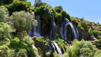 9 kaynak suyu burada birleşiyor: Girlevik Şelalesi'ne ziyaretçi akını