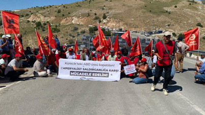 Kürecik Üssü’ne yürümek isteyen EMEP'lilere jandarma engel oldu