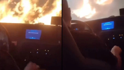 Dua edip alevlerin arasından geçtiler