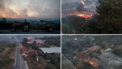 Çeşme yanıyor: Hasarın boyutu gün ağarınca ortaya çıktı