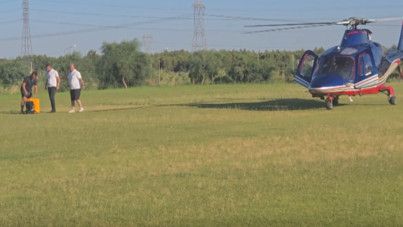 Emre Belözoğlu helikopterle geri döndü