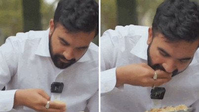 Müslüman başkan adayı pilavı elle yedi, Cumhuriyetçiler çıldırdı