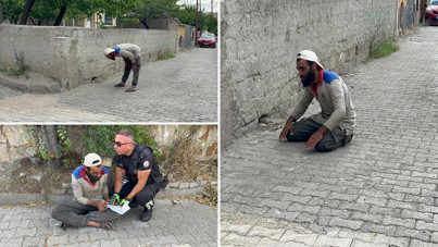 Polise yakalanınca namaza durdu
