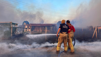 Silivri yangını söndürüldü: Bir kişi gözaltında