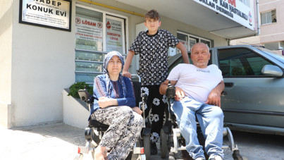 Engelli çiftin oğulları için insanlığa ders veren lösemi savaşı