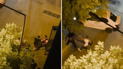 Kavga büyüdü: Silahlar yere düşünce bıçaklar çekildi