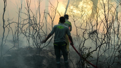 Camilerde orman yangınlarının sona ermesi için dua edildi