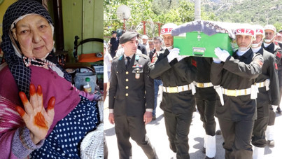 Şehit annesinin vasiyeti yerine getirildi