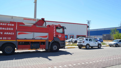 Aksaray'da fabrikada patlama
