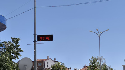 Bu ilçede termometreler 38 derecelere kadar çıktı