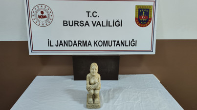 Bin 700 yıllık heykel satılmak üzereyken yakalandı: 2 gözaltı
