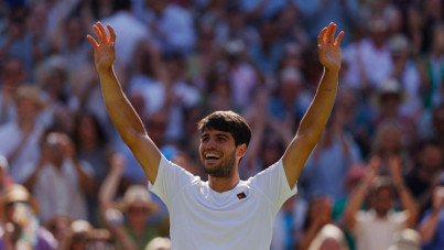Carlos Alcaraz, Wimbledon’da finalde!