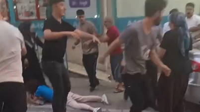 Markette başlayan kavga büyüdü: Kasiyer bayıldı