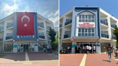 Dev bayrak tabelayı kapattı, adaylar sınava geç kaldı