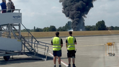 Düşen uçakta kurtulan yok