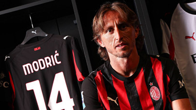 Luka Modric, 39'unda Milan'a imzayı attı