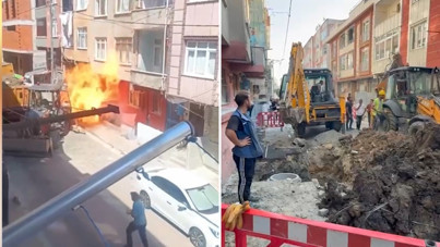 Doğal gaz borusu patladı: 2 yaralı