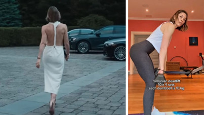 Beyaz elbise çok konuşuldu: Ünlü oyuncu günlük antrenman rutinini paylaştı