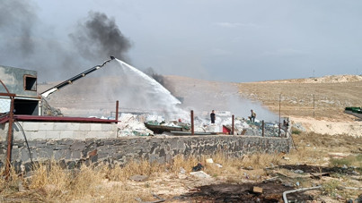 Gaziantep'te fabrika yangını