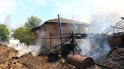 Tokat'ta yangın felaketi: Hayvanlar öldü, tonlarca ürün yandı