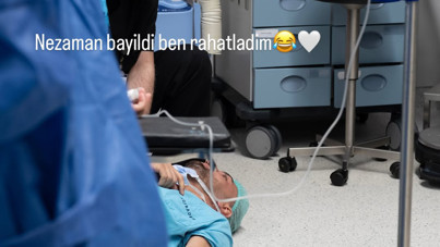 Eşi doğum yapan milli futbolcu bayıldı