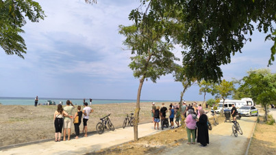 Sahilde güneşlenirken ezilip öldü