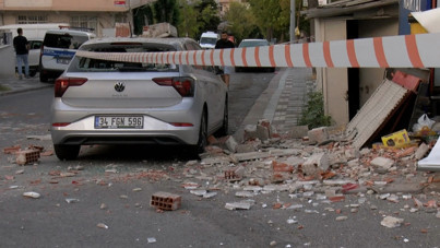 Balkon çöktü, bina mühürlendi