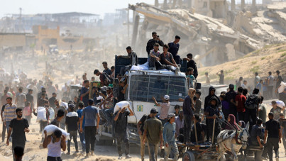 Filistin'de açlık krizi: Kan donduran görüntüler