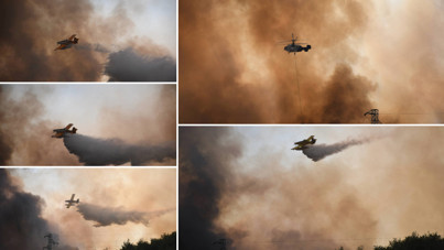 Bilecik'te yangın yeniden büyüdü, köylere doğru ilerliyor