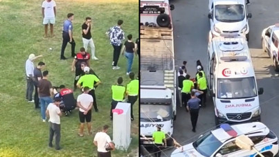 Kadını kurtarmak istedi, hastanelik oldu