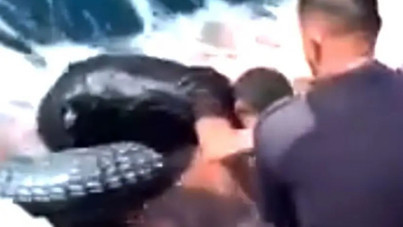 Sadece can simidi ve paletle İspanya'ya ulaşmaya çalıştı