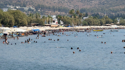 Bodrum'da termometreler 38 dereceyi gördü
