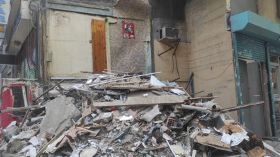 Beyoğlu'ndaki patlamanın izleri gün ağarınca ortaya çıktı