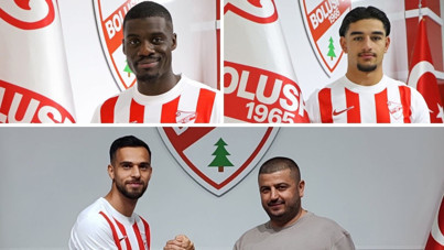 Boluspor'dan 3 transfer birden