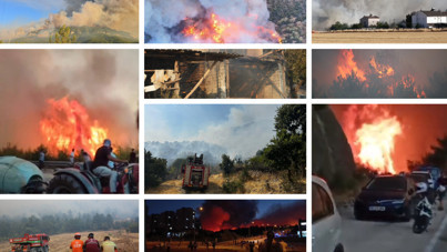 Bakan Yumaklı son durumu paylaştı: 76 yangınla mücadele ettik