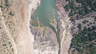 Baraj çekildi, köy ortaya çıktı: Ankara’da kuraklık alarmı!