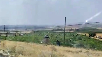 Karpuz ektiği tarlaya giden çiftçi gördükleri karşısında şoke oldu