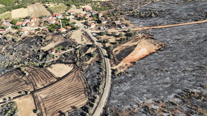 Köyler cayır cayır yanıyor: Burası da Uşak