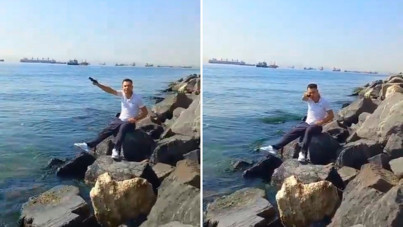 Pompalıyla havaya sıktı, tutuklandı