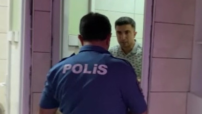 Telefonla taciz ettiği kadının yakınlarını görünce kendini tuvalete kilitledi