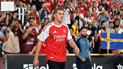 Arsenal, efsane numarayı Victor Gyökeres'e emanet etti