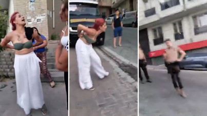 Bekçilere taşkınlık çıkaran alkollü kadınlar ortalığı birbirine kattı